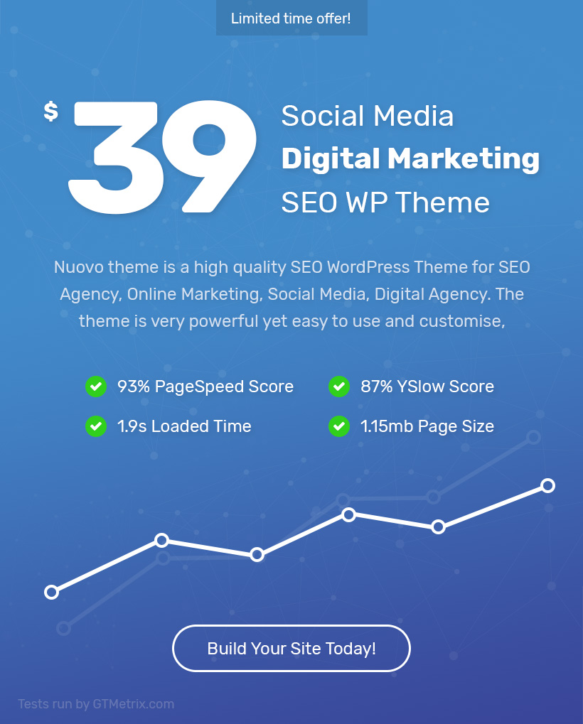 Nuovo - Social Media, Digital Marketing Agency, SEO WordPress Theme - 4